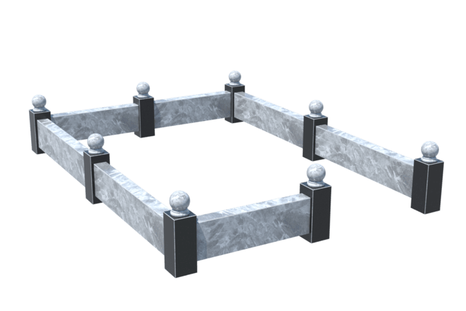 Цоколи на могилу в&nbsp;Тольятти | Цоколь на могилу №0031