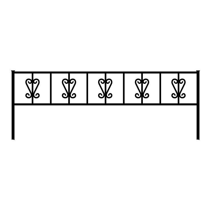 Металлические оградки, столы, скамейки в&nbsp;Тольятти | Оградка №8