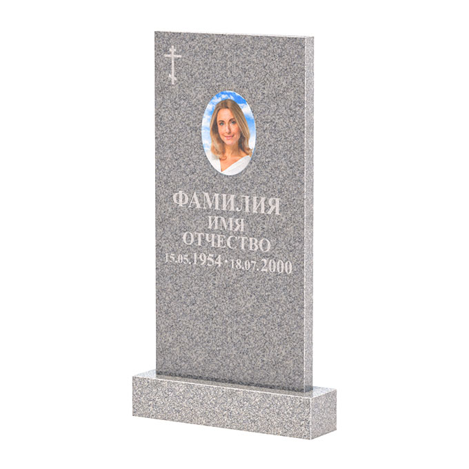 Памятники из цветного гранита в&nbsp;Тольятти | Памятник из Сибирского гранита прямой