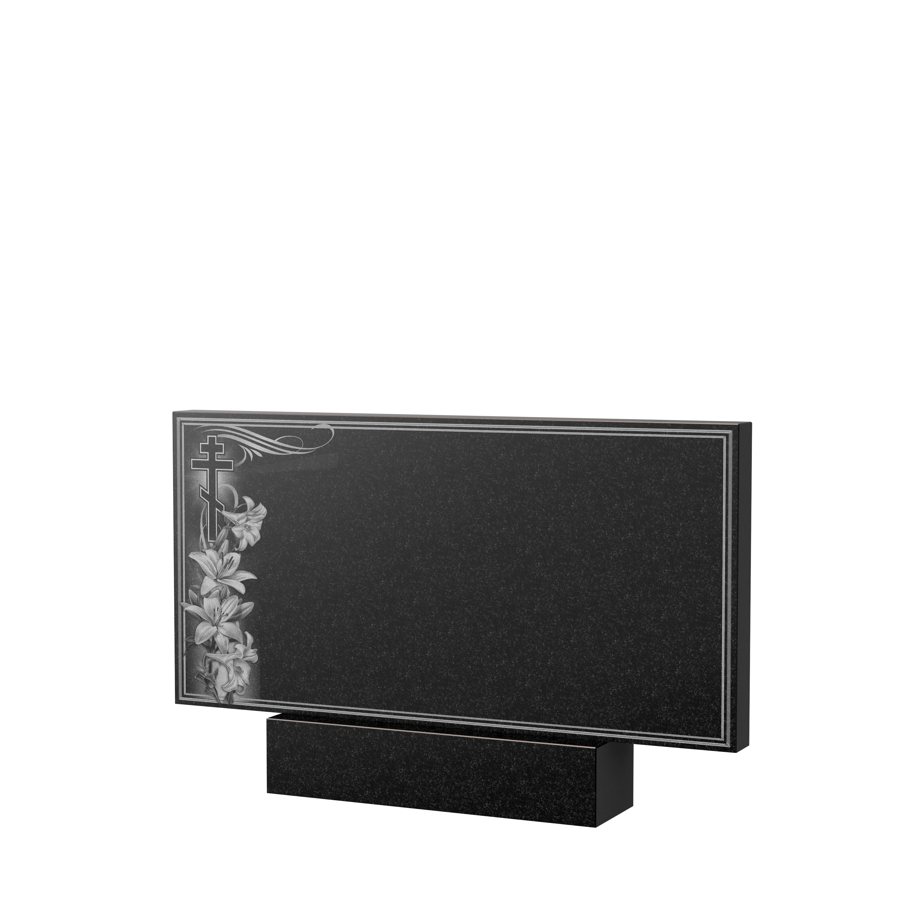 Художественное оформление памятника в&nbsp;Тольятти | Художественное оформление на гранитную стелу, рисунок ГХО-003