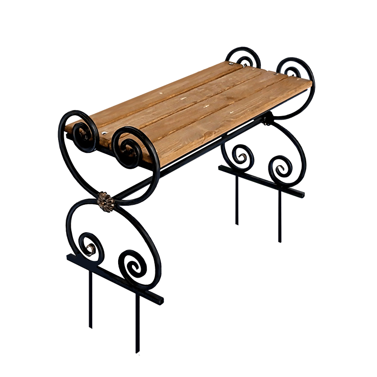 Кованые изделия в&nbsp;Тольятти | Кованая скамейка СТ.001