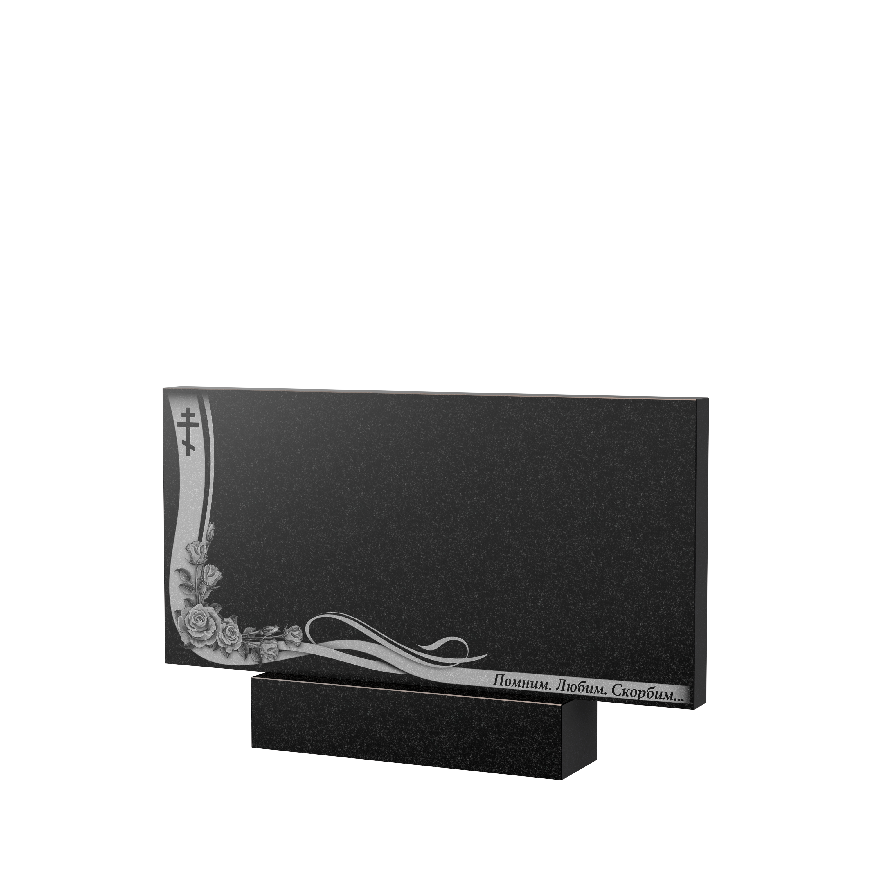 Художественное оформление памятника в&nbsp;Тольятти | Художественное оформление на гранитную стелу, рисунок ГХО-004