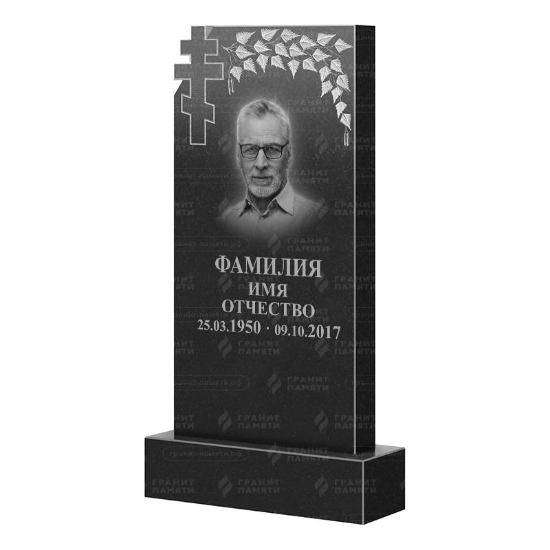 Памятники из гранита с деревом в&nbsp;Тольятти | Гранитный памятник ФГ-202