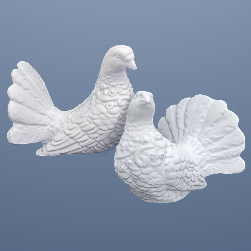 Скульптуры из искусственного мрамора на памятник в Тольятти | Голубь пара