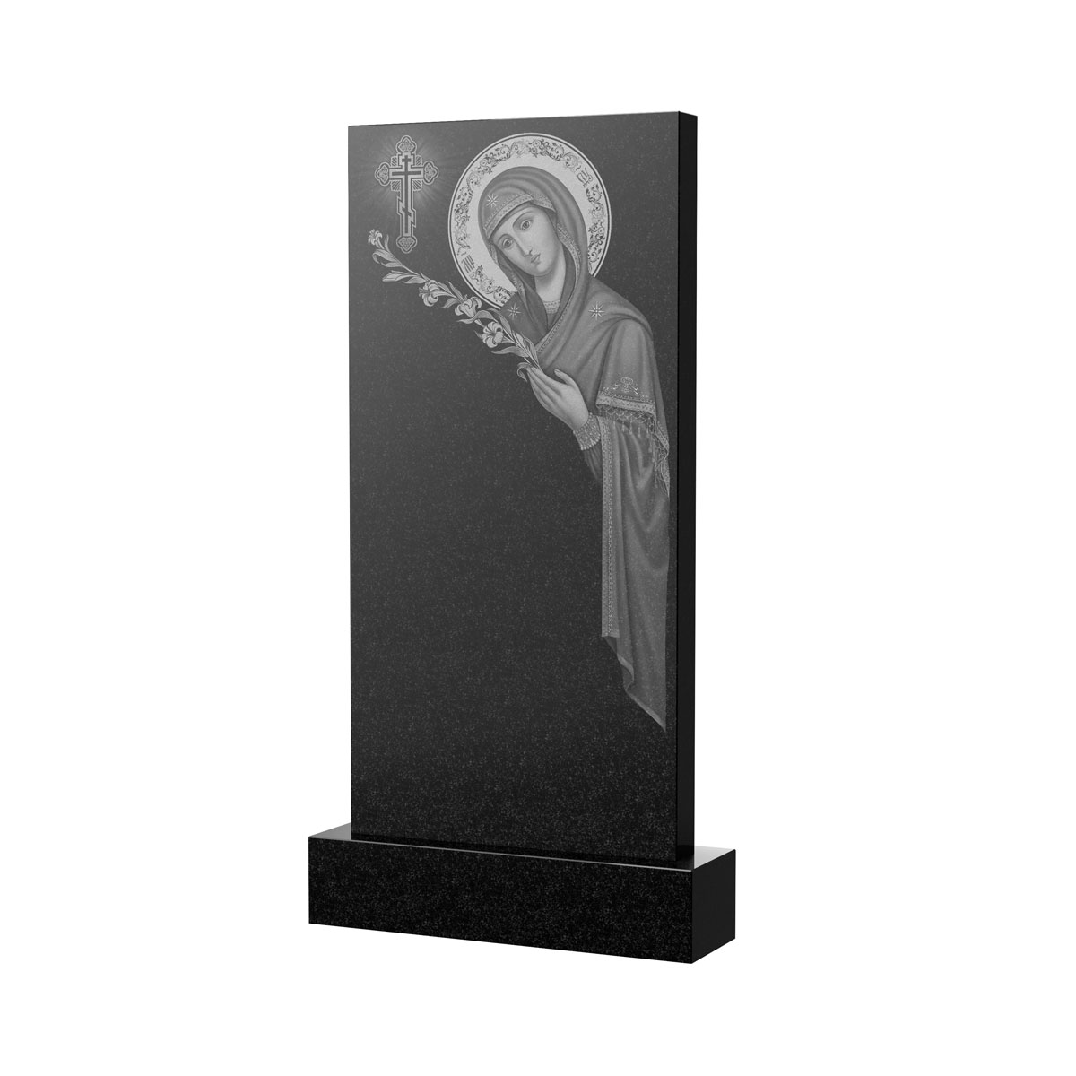 Художественное оформление памятника в&nbsp;Тольятти | Художественное оформление на гранитную стелу, рисунок ВХО-035