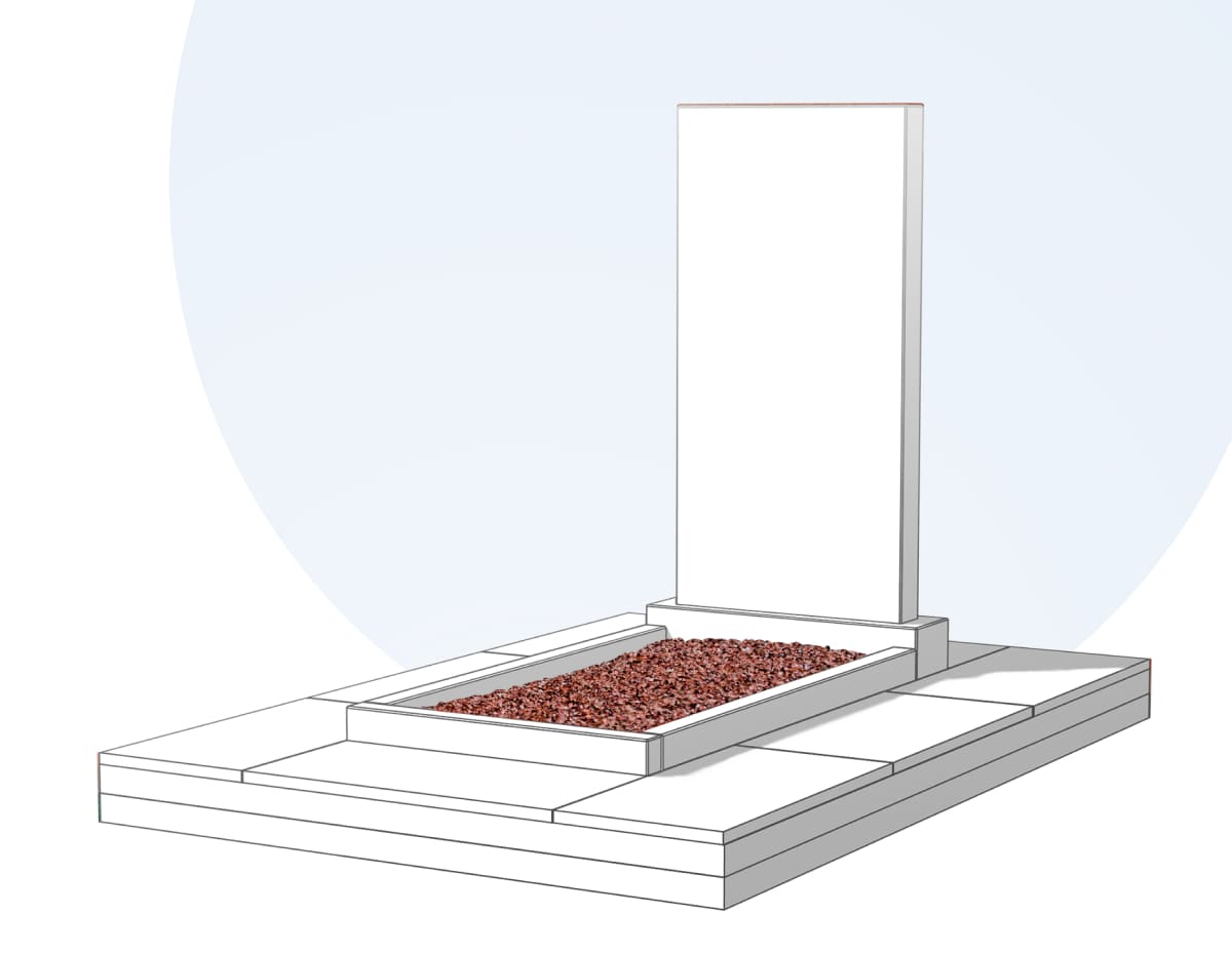 Засыпка цветника камушками в Тольятти