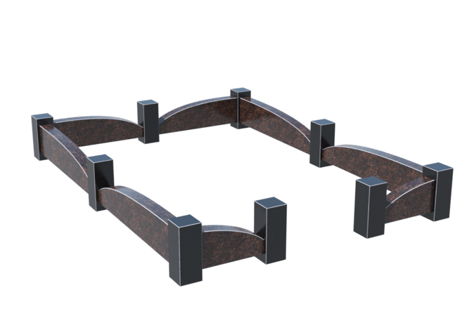 Цоколи на могилу в&nbsp;Тольятти | Цоколь на могилу №0042