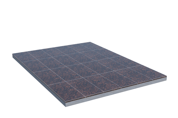 Площадки на могилу в&nbsp;Тольятти | Площадка с облицовкой Дымовским гранитом