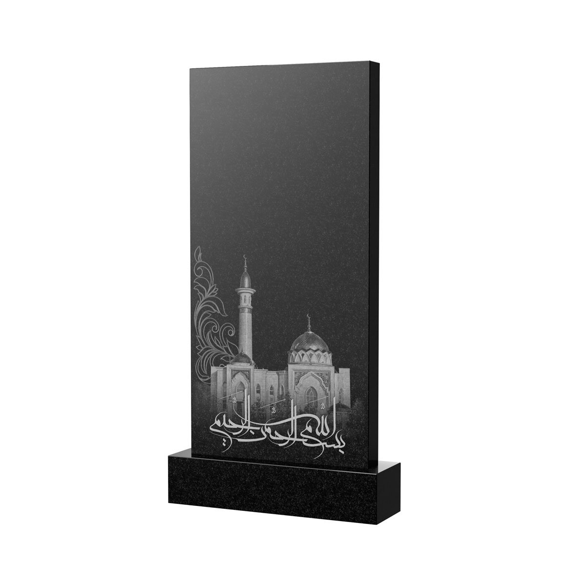 Художественное оформление памятника в&nbsp;Тольятти | Художественное оформление на гранитную стелу, рисунок ВХО-046