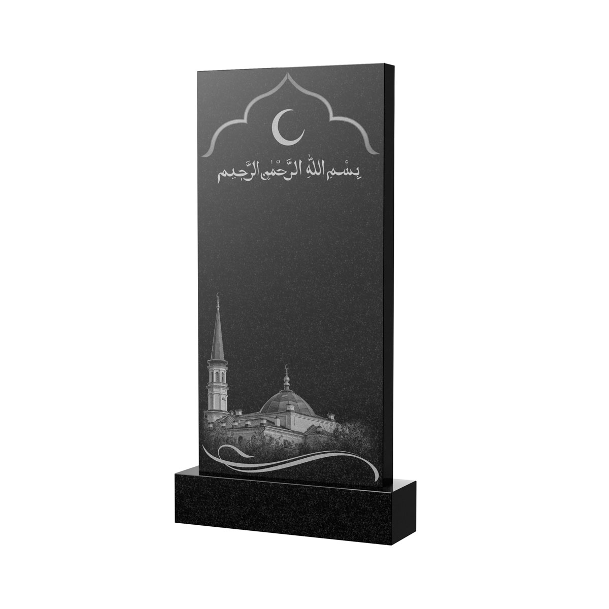 Художественное оформление памятника в&nbsp;Тольятти | Художественное оформление на гранитную стелу, рисунок ВХО-037