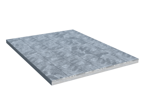 Площадки на могилу в&nbsp;Тольятти | Площадка с мраморной облицовкой