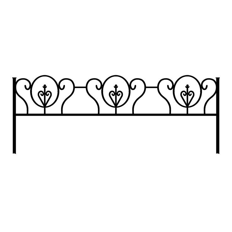 Металлические оградки, столы, скамейки в&nbsp;Тольятти | Оградка №3