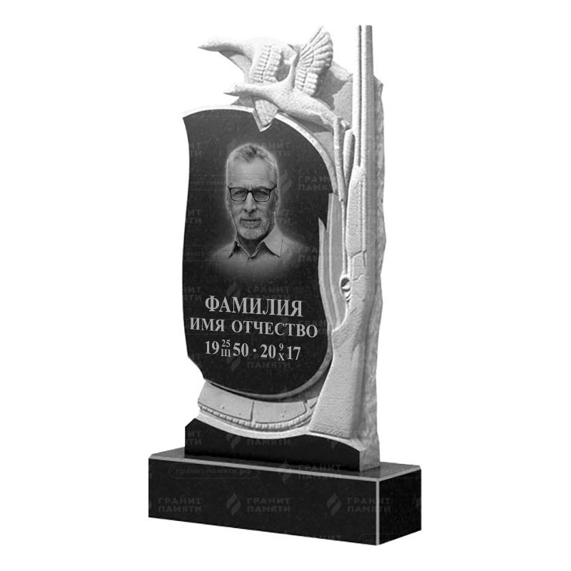 Памятники из гранита резные в&nbsp;Тольятти | Гранитный памятник ФГ-122