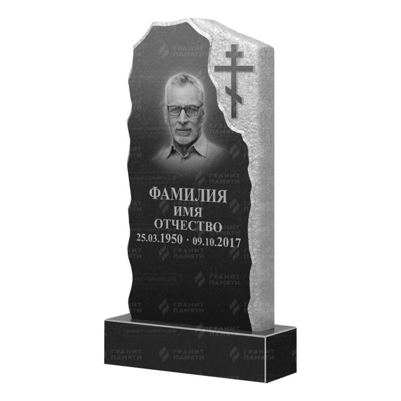 Памятники из гранита с обколом, скалы в&nbsp;Тольятти | Гранитный памятник ФГ-231