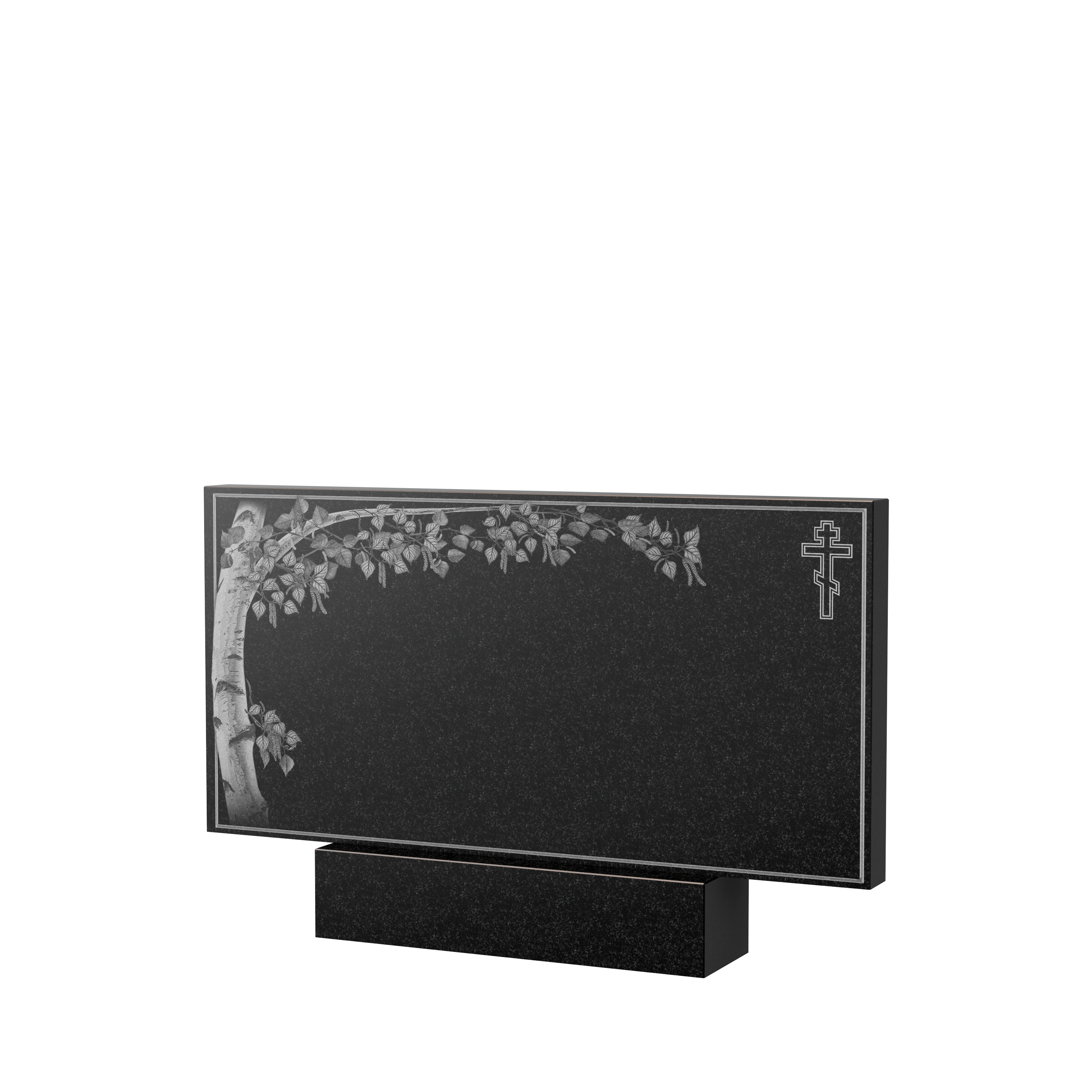 Художественное оформление памятника в&nbsp;Тольятти | Художественное оформление на гранитную стелу, рисунок ГХО-005