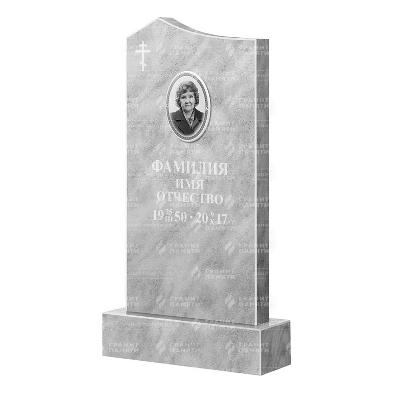 Бюджетные памятники в&nbsp;Тольятти | Мраморный памятник ФМ-008