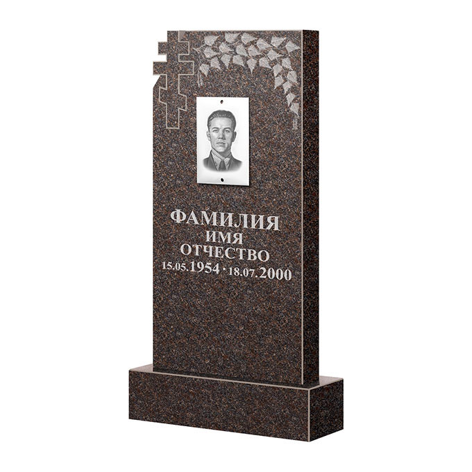 Гранитные памятники в&nbsp;Тольятти | Памятник из гранита Карел Brown ФГЦ-202