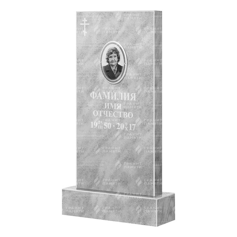Памятники из мрамора в&nbsp;Тольятти | Мраморный памятник, прямой