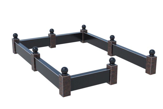 Цоколи на могилу в&nbsp;Тольятти | Цоколь на могилу №0035