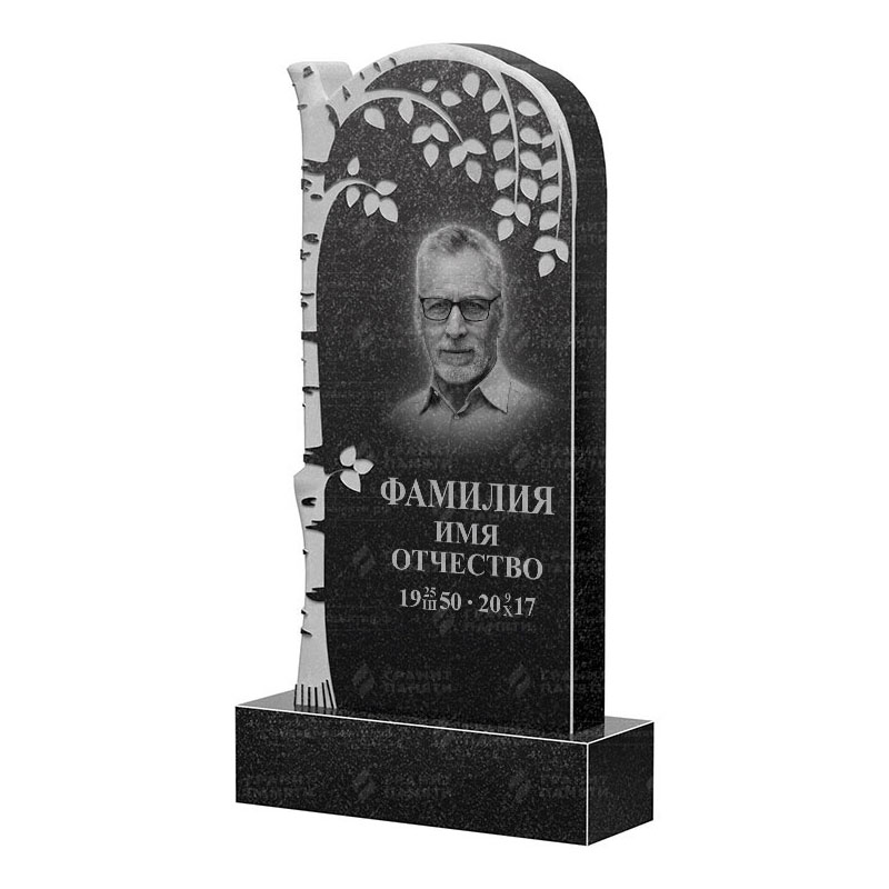 Памятники из гранита с деревом в&nbsp;Тольятти | Гранитный памятник ФГ-091