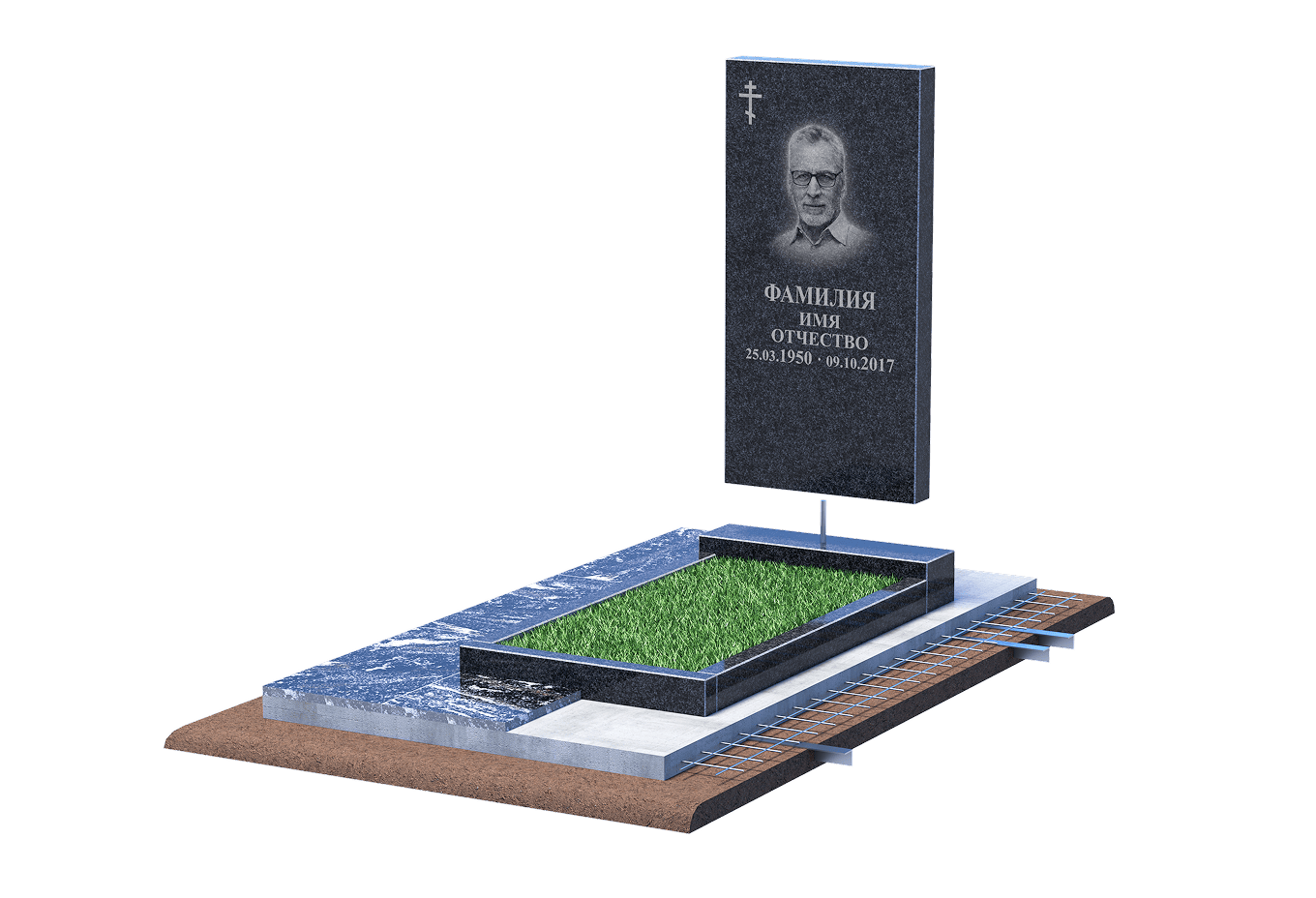 Установка памятника в Тольятти