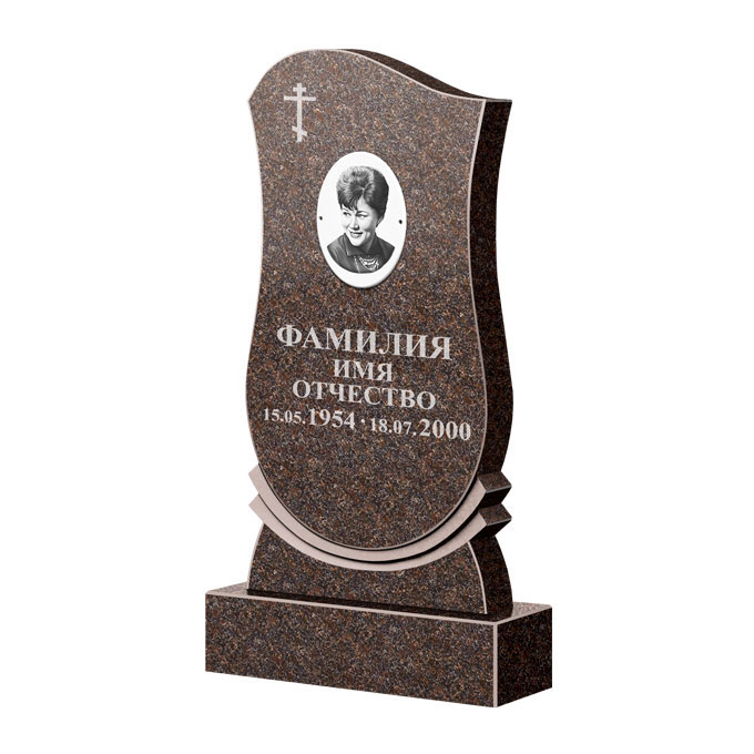 Гранитные памятники в&nbsp;Тольятти | Памятник из гранита Карел Brown ФГЦ-056