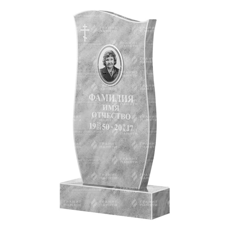Бюджетные памятники в&nbsp;Тольятти | Мраморный памятник ФМ-033