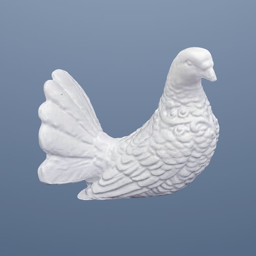 Скульптуры из искусственного мрамора на памятник в Тольятти | Голубь право