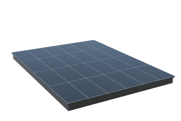 Площадки на могилу в&nbsp;Тольятти | Площадка с вертикальной (10 см) облицовкой гранитом Габбро