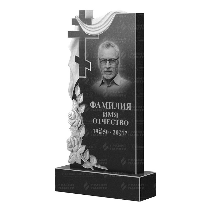 Памятники из гранита вертикальные в&nbsp;Тольятти | Гранитный памятник ФГ-189
