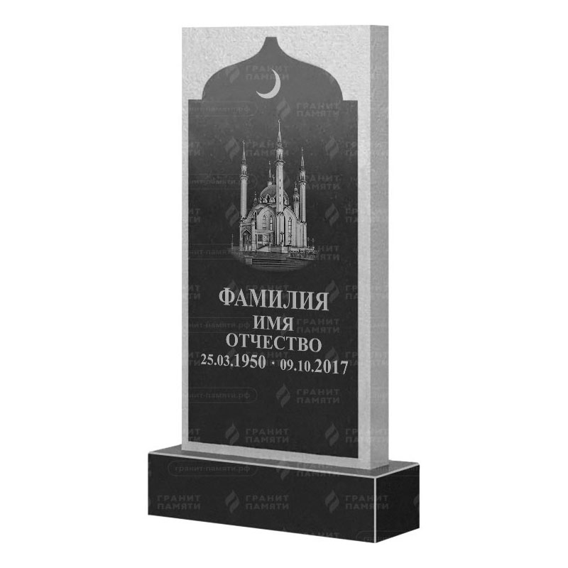Мусульманские памятники на могилу в&nbsp;Тольятти | Гранитный памятник ФГ-167