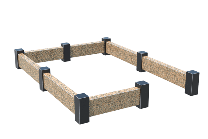Цоколи на могилу в&nbsp;Тольятти | Цоколь на могилу №0037