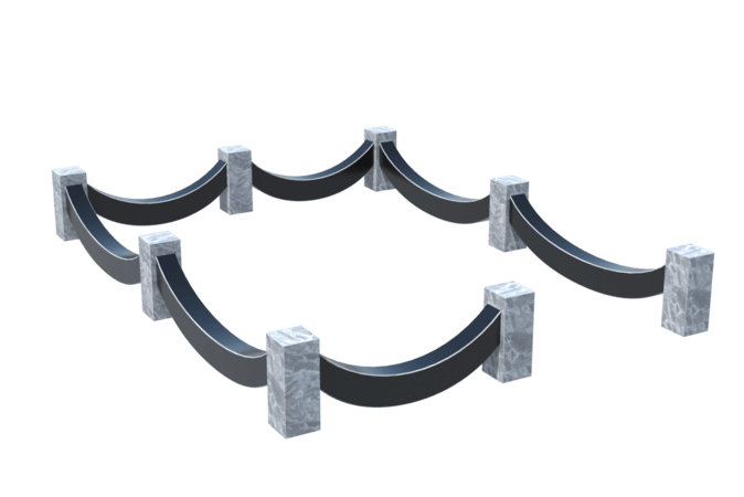 Цоколи на могилу в&nbsp;Тольятти | Цоколь на могилу №0023