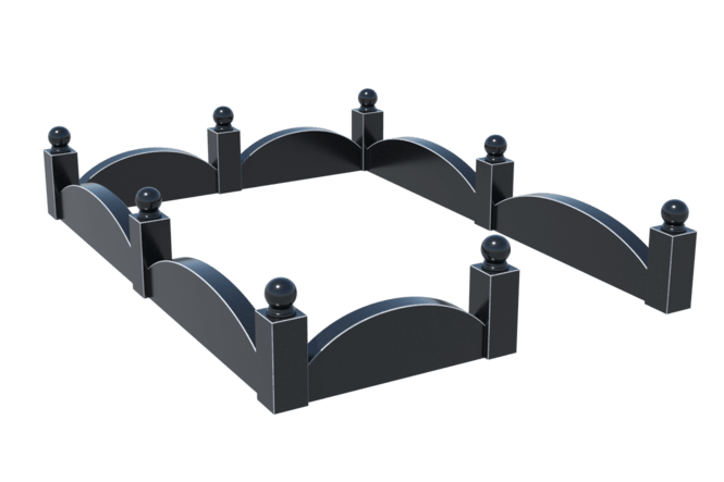 Цоколи на могилу в&nbsp;Тольятти | Цоколь на могилу №0002