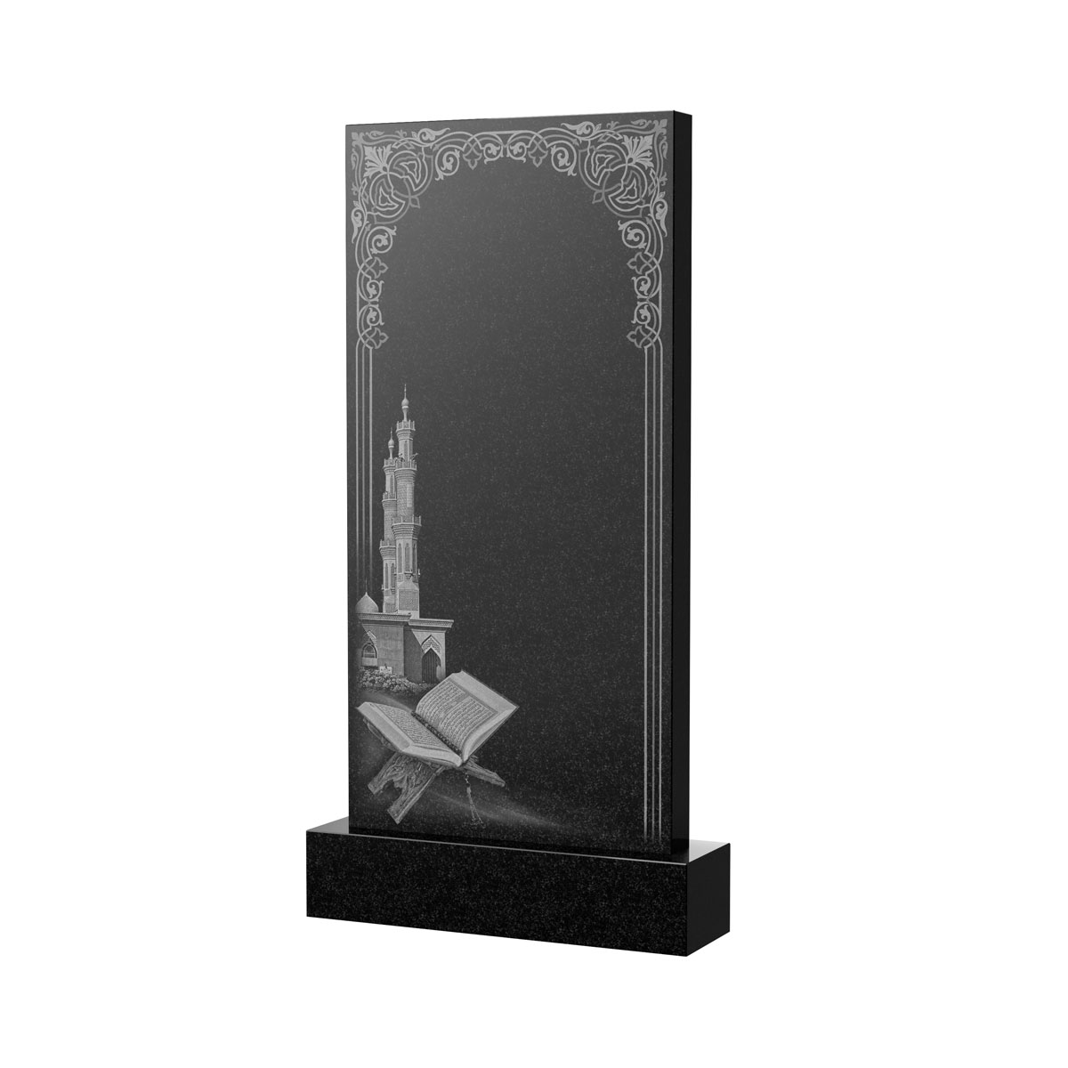 Художественное оформление памятника в&nbsp;Тольятти | Художественное оформление на гранитную стелу, рисунок ВХО-039