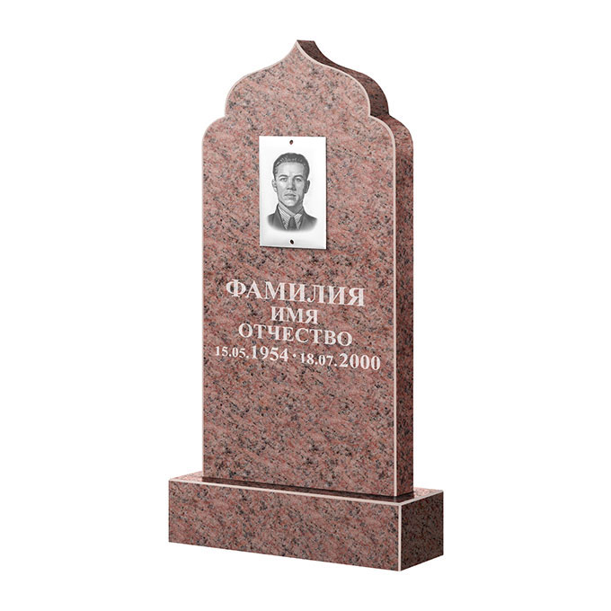 Гранитные памятники в&nbsp;Тольятти | Памятник из гранита Розалия Pink ФГЦ-037