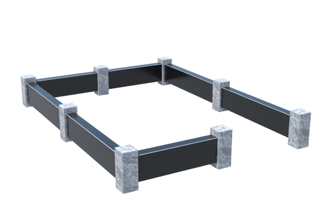 Цоколи на могилу в&nbsp;Тольятти | Цоколь на могилу №0032