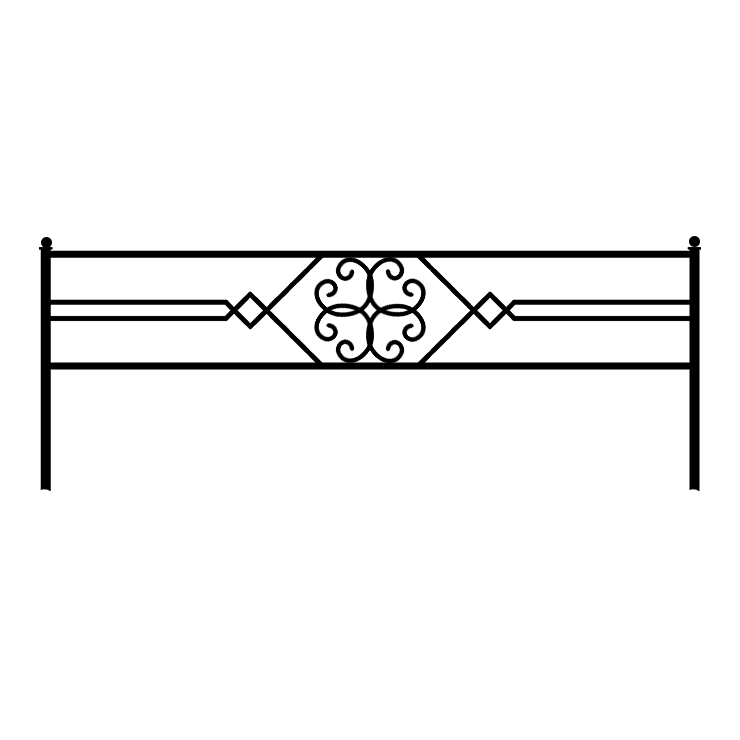Кованые изделия в&nbsp;Тольятти | Кованая оградка ОГ.003