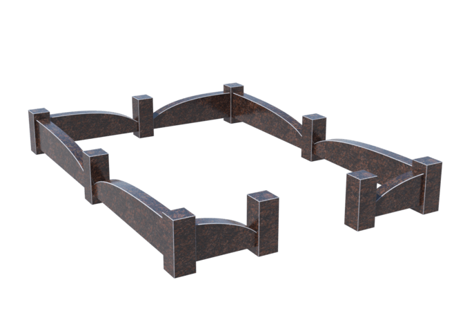 Цоколи на могилу в&nbsp;Тольятти | Цоколь на могилу №0043