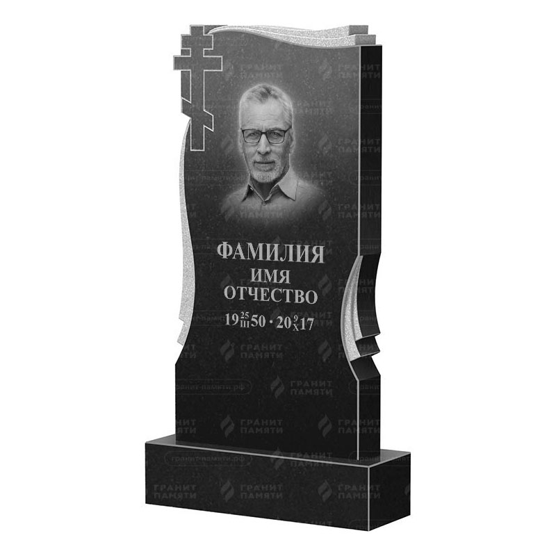Памятники из гранита вертикальные в&nbsp;Тольятти | Гранитный памятник ФГ-185
