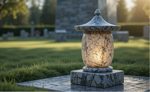 Лампада из гранита: символ памяти и ухода за могилой